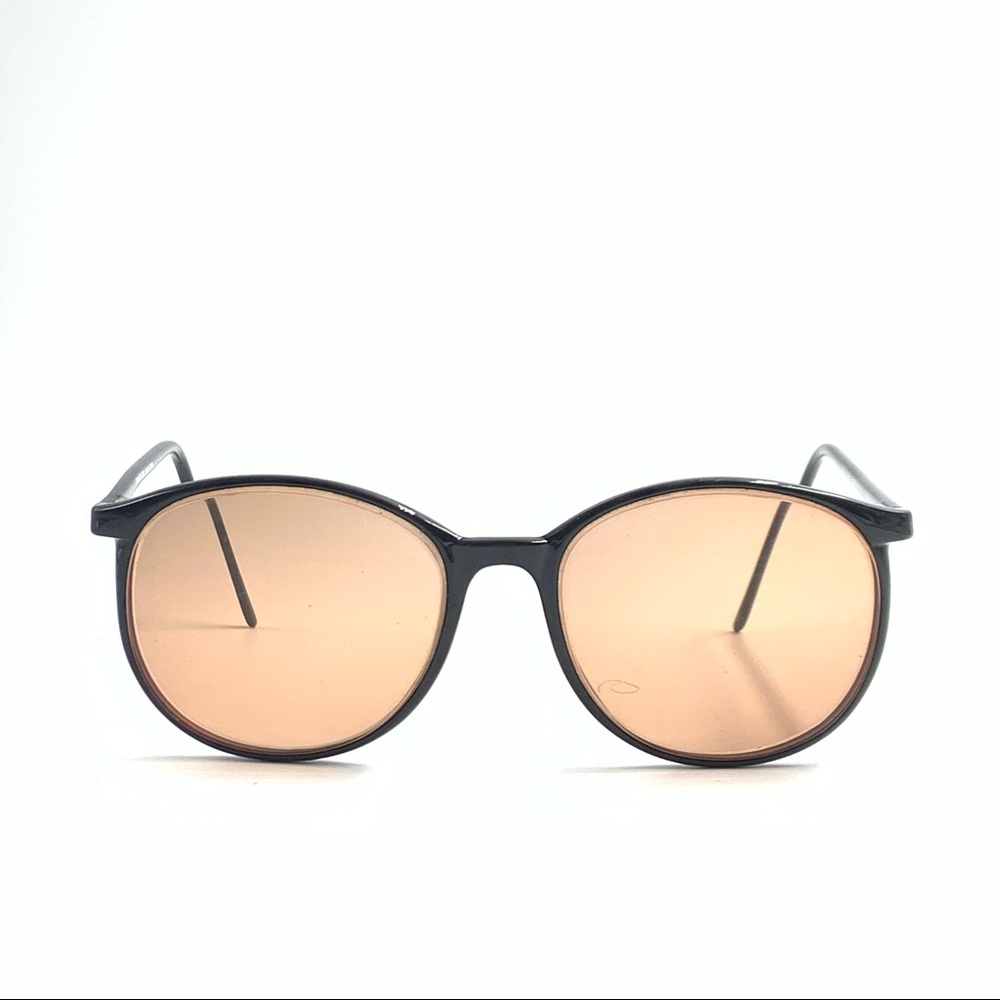 Vintage Girard Black Oval Sunglasses Frames